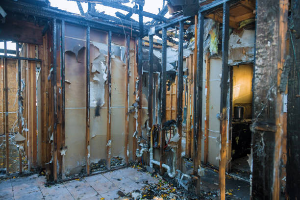 Professional Fire Damage Repair technician working in Benton, KY